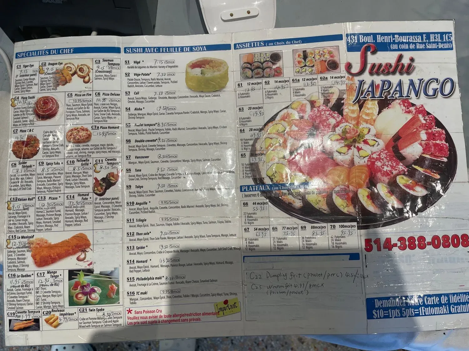 Menu 2