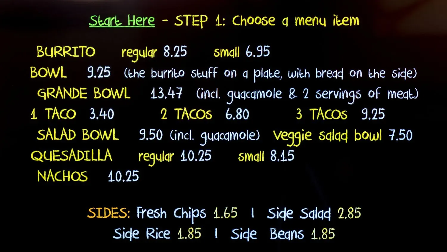 Menu 4