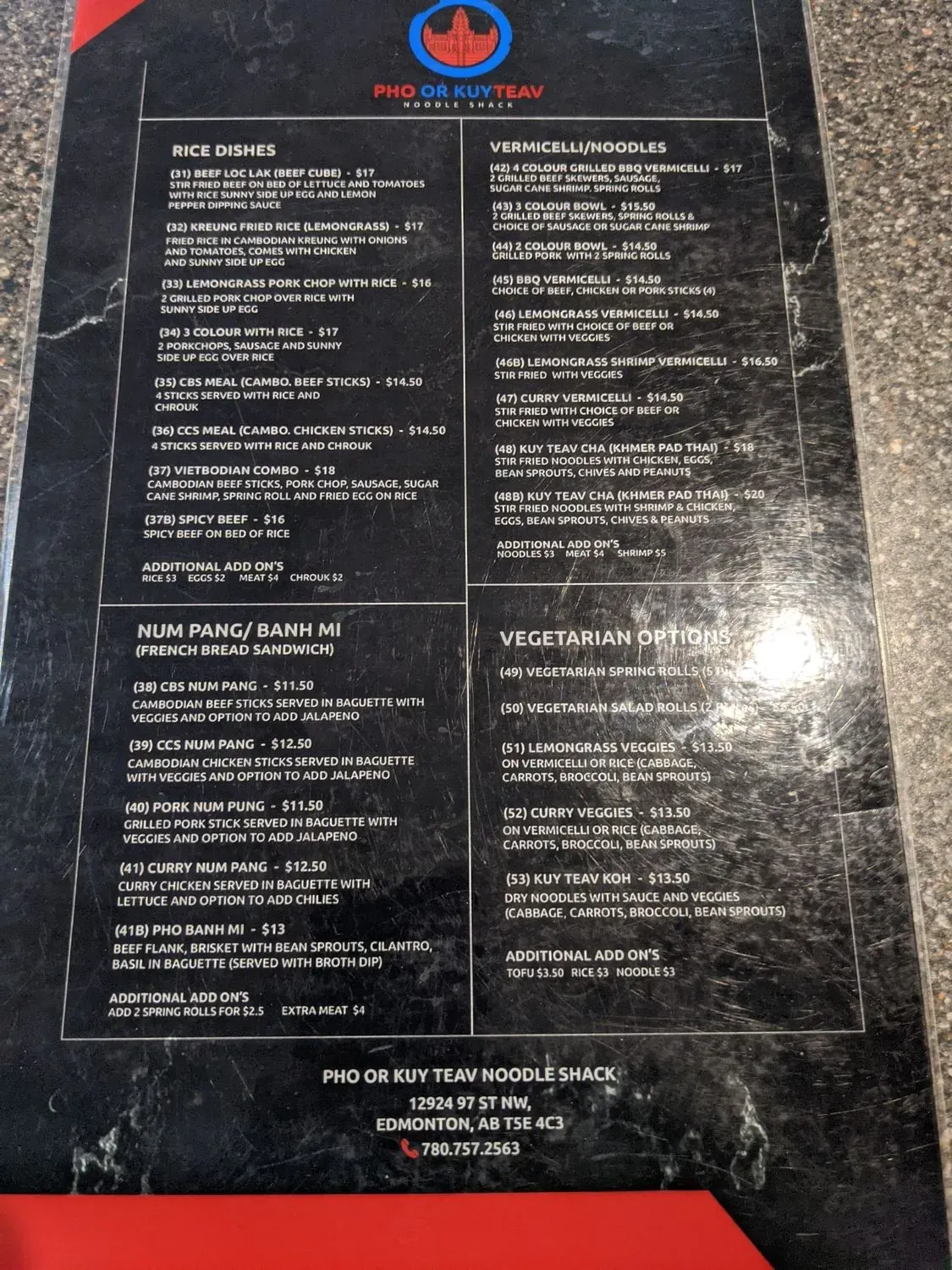 Menu 5