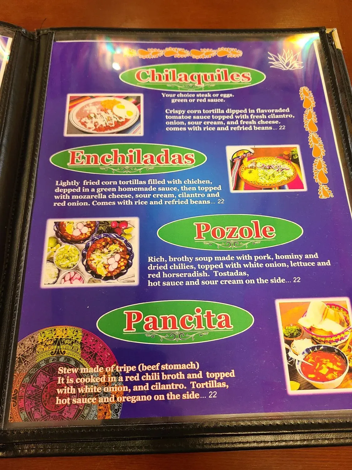 Menu 6