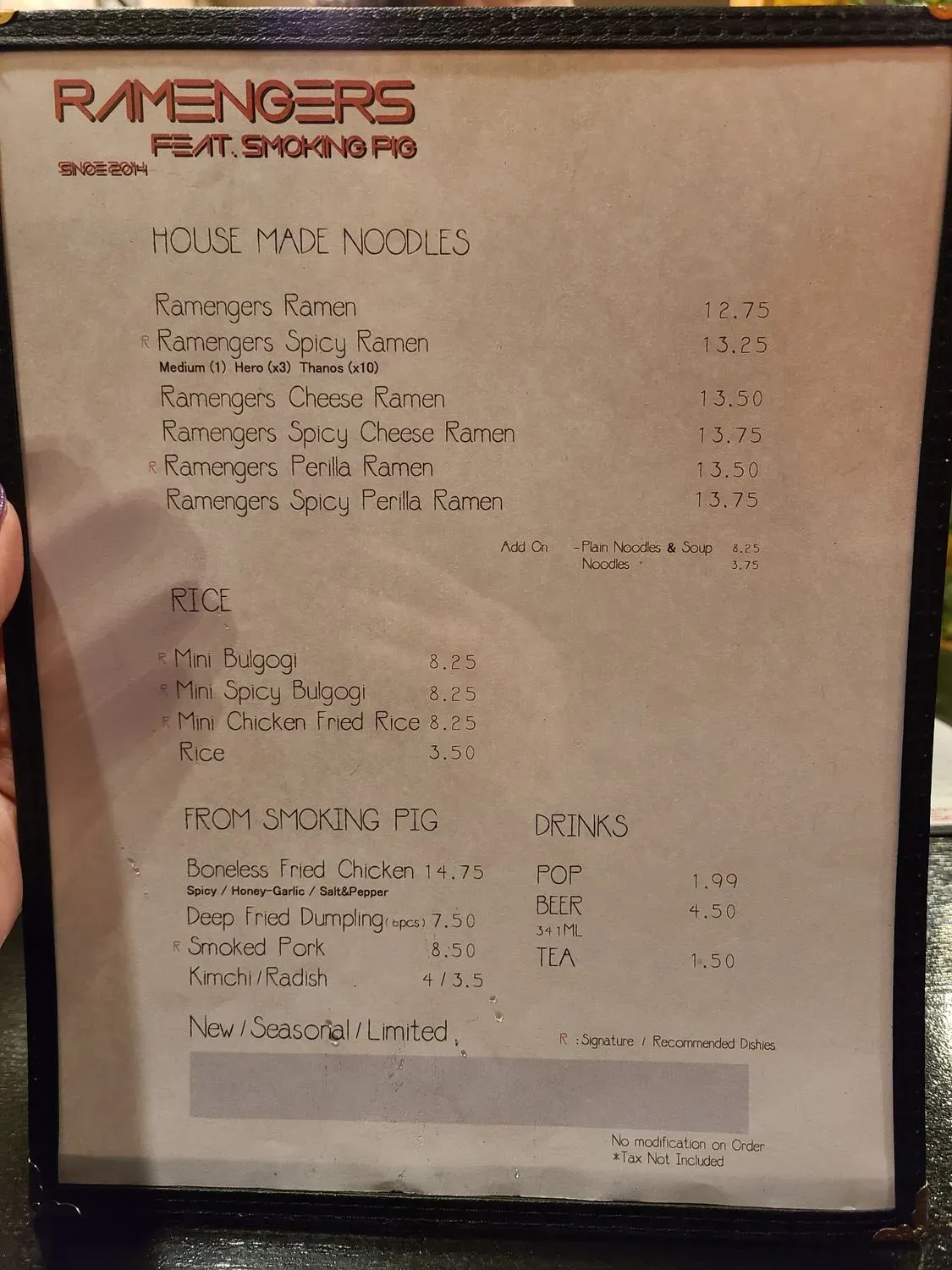 Menu 6