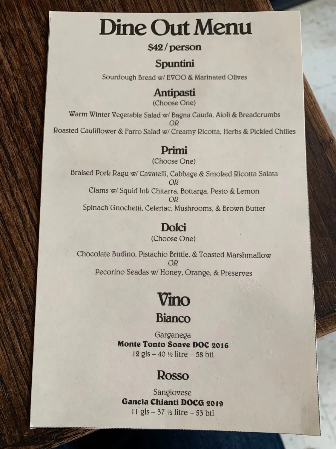 Menu 2