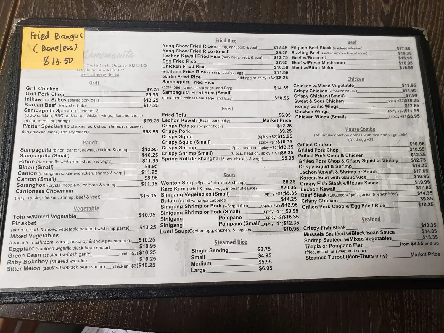 Menu 5