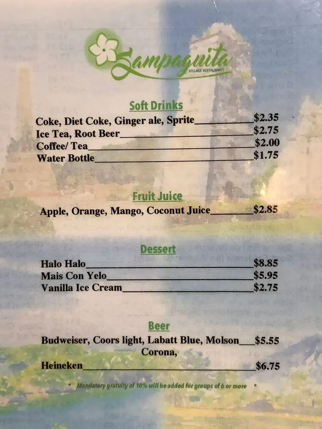 Menu 6