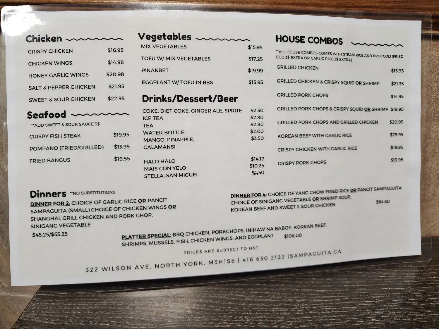 Menu 2