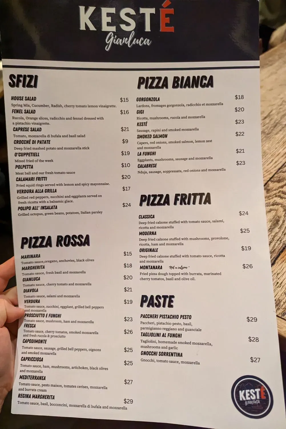 Menu 2