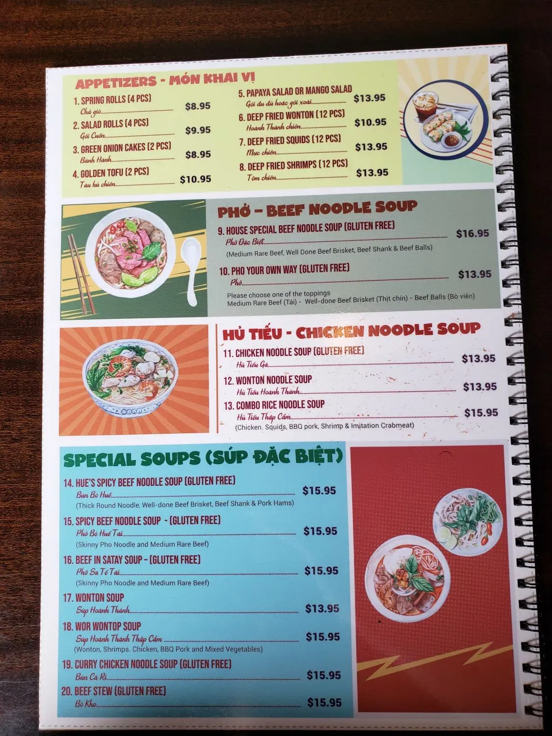 Menu 6