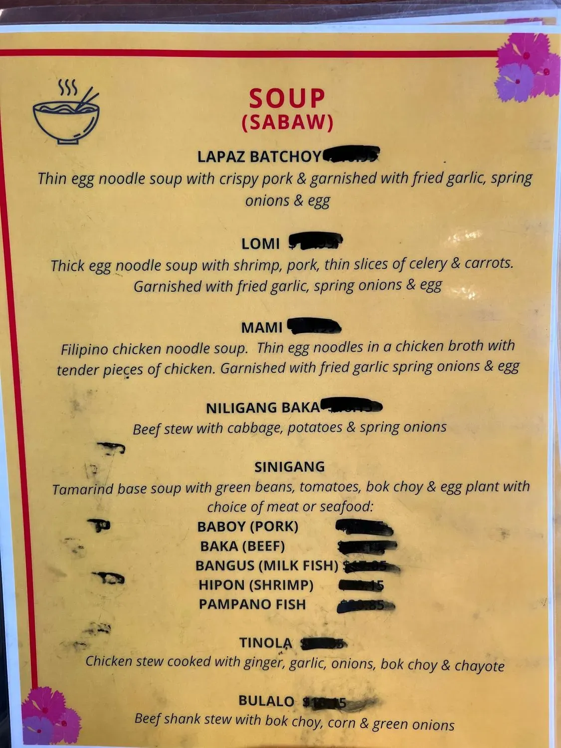 Menu 3