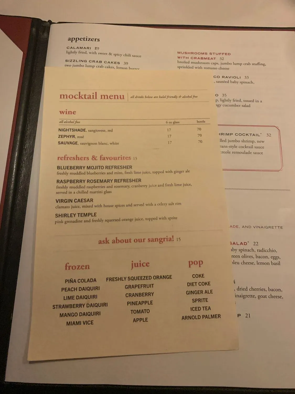 Menu 5