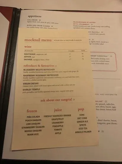 Menu 5