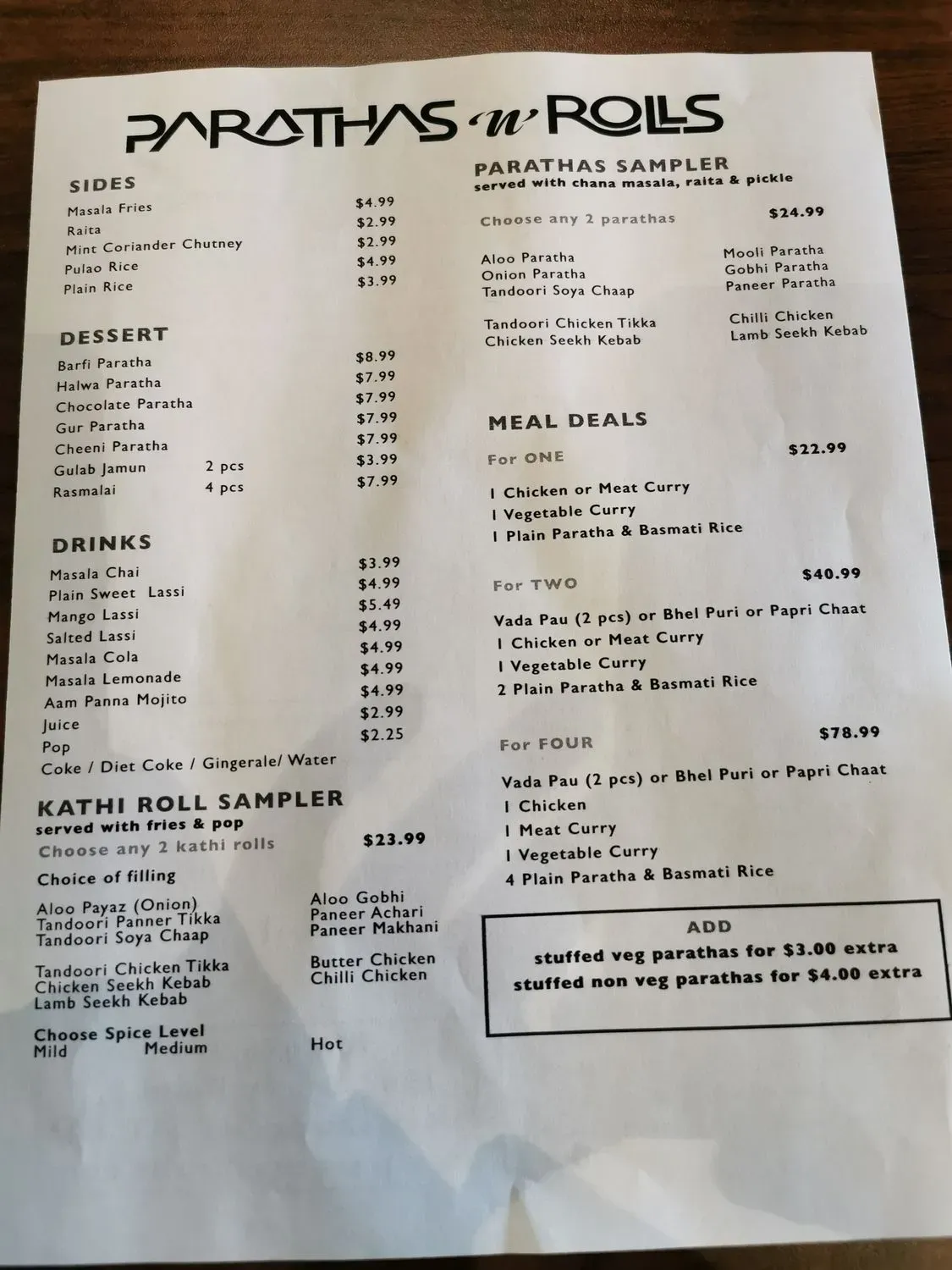 Menu 2