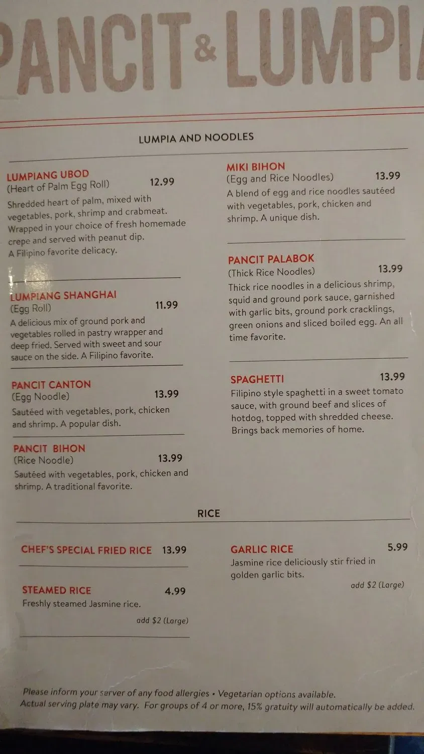 Menu 2