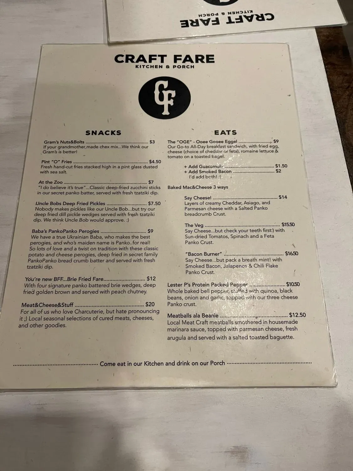 Menu 2