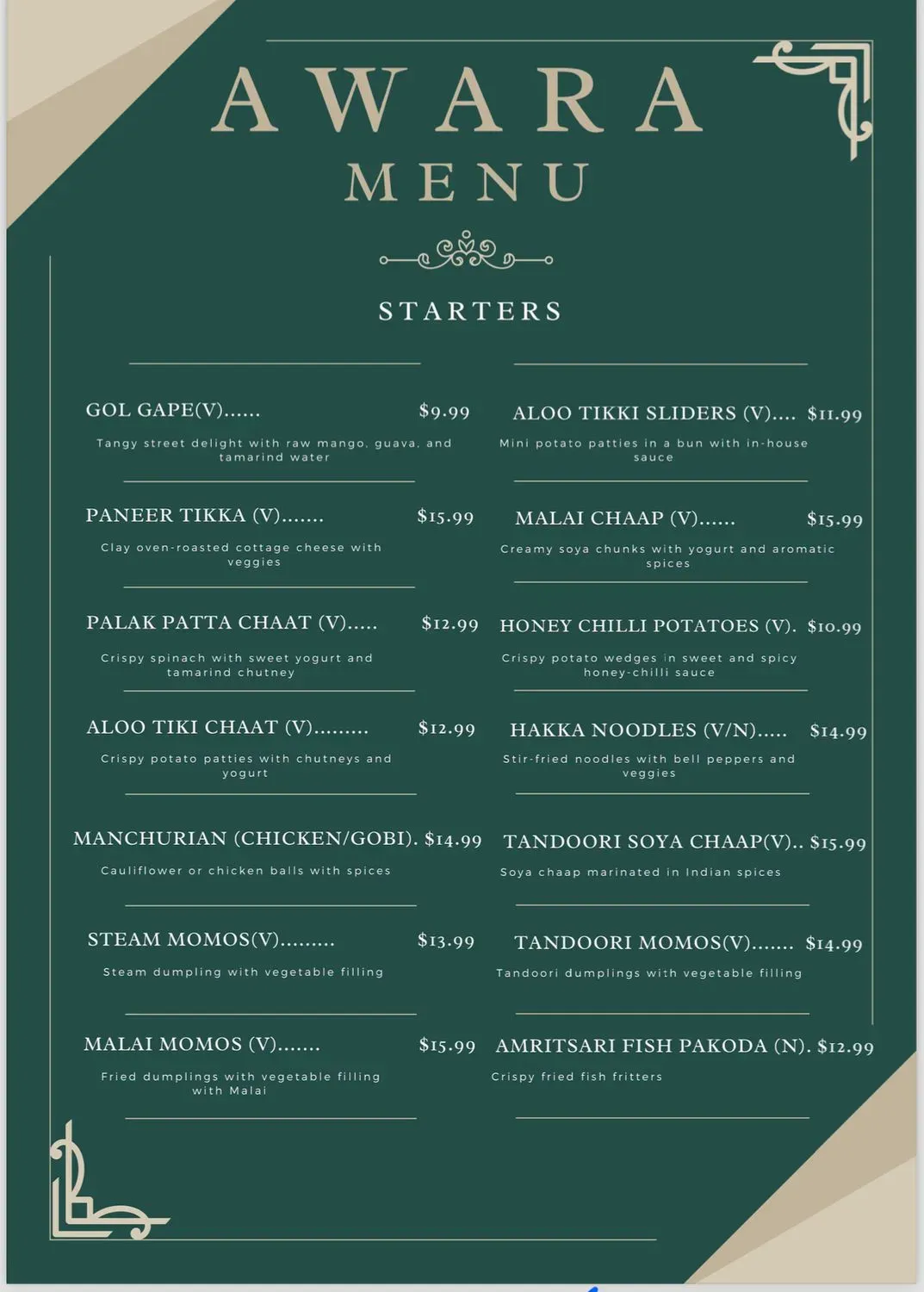 Menu 3