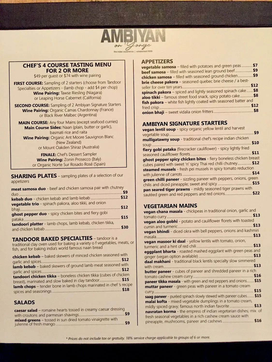 Menu 4