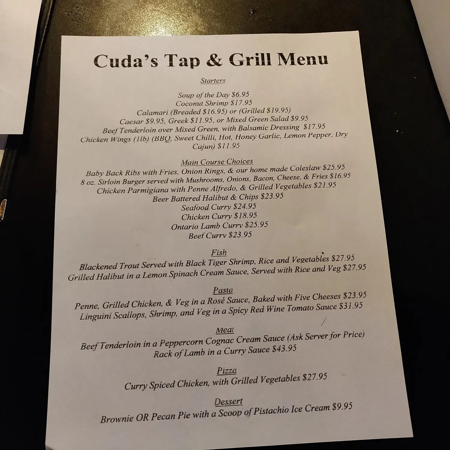 Menu 2