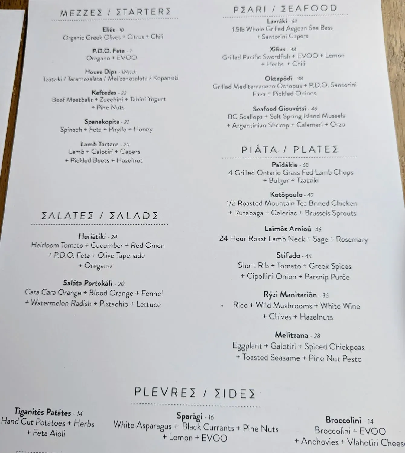 Menu 4