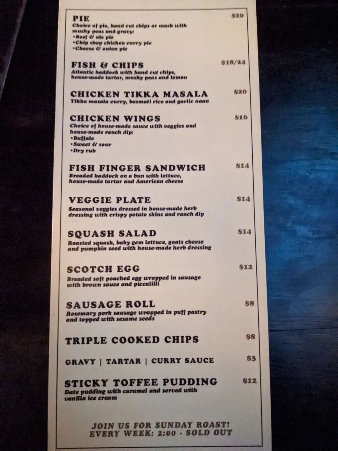 Menu 2