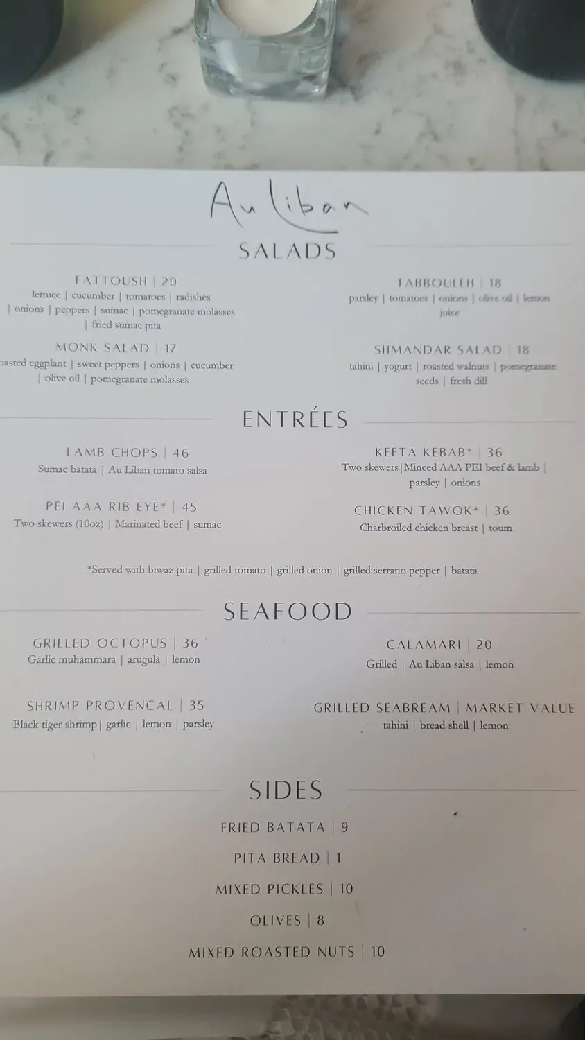 Menu 3