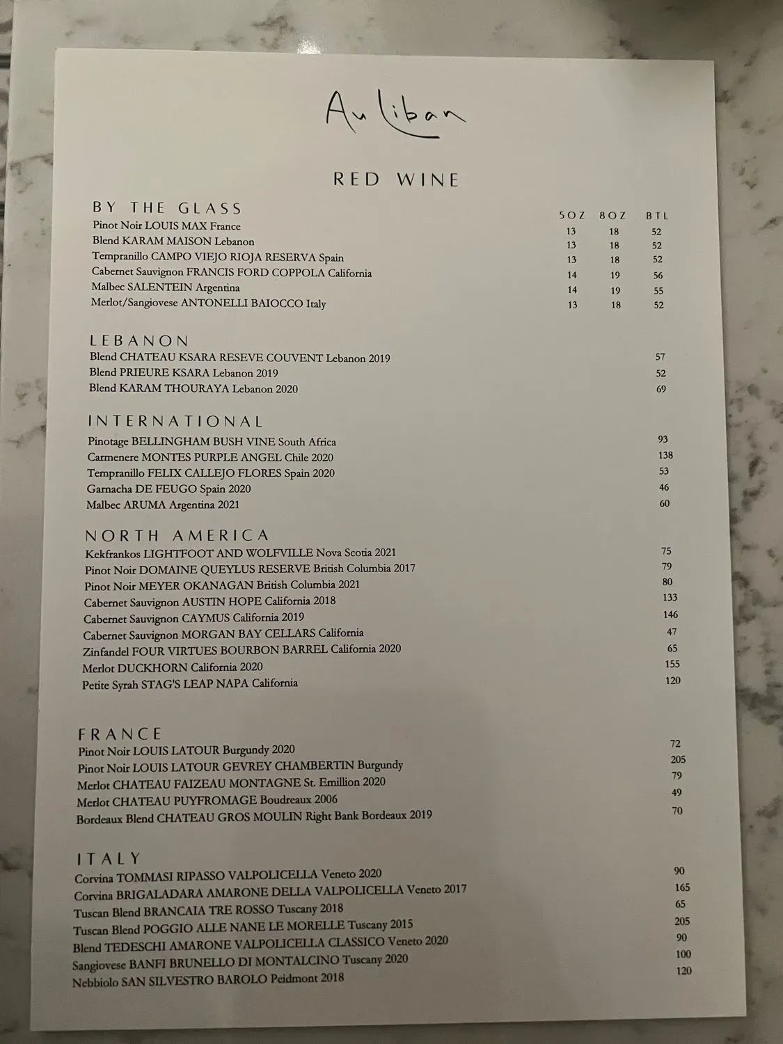 Menu 2