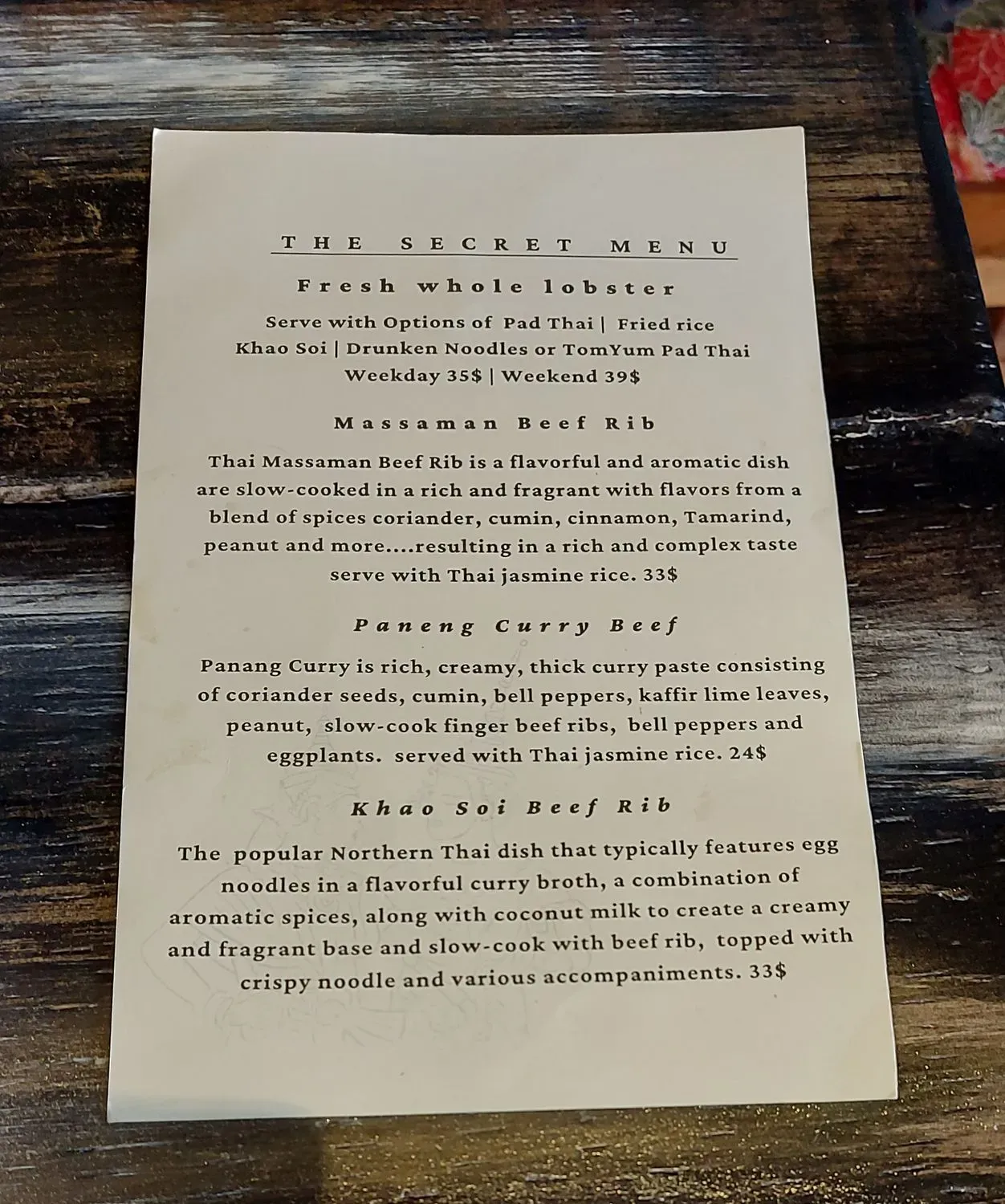 Menu 3