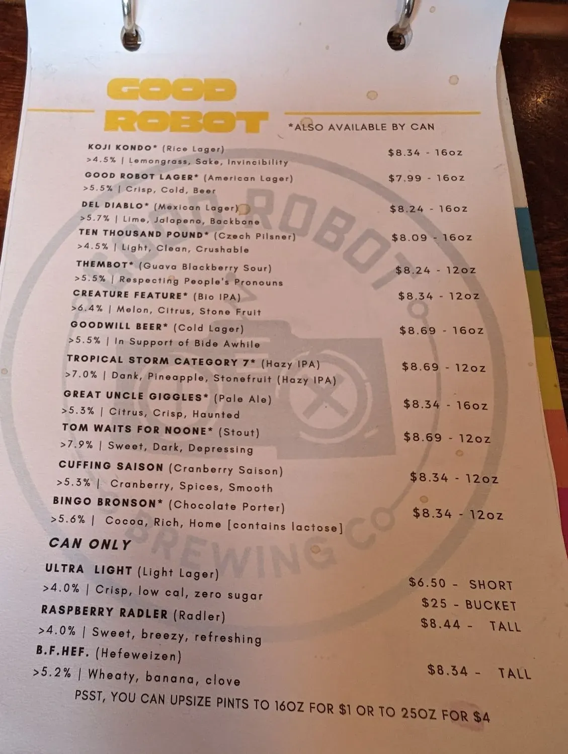 Menu 2