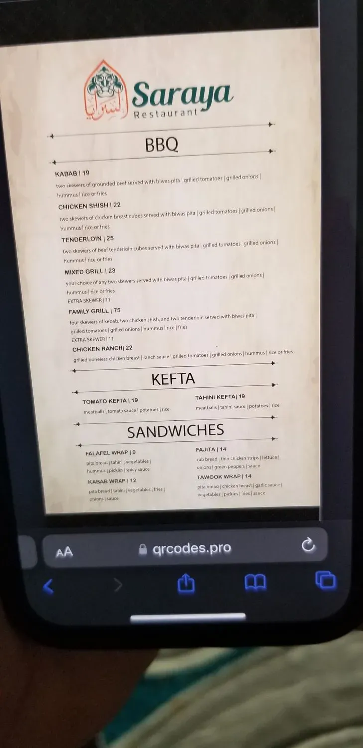 Menu 2