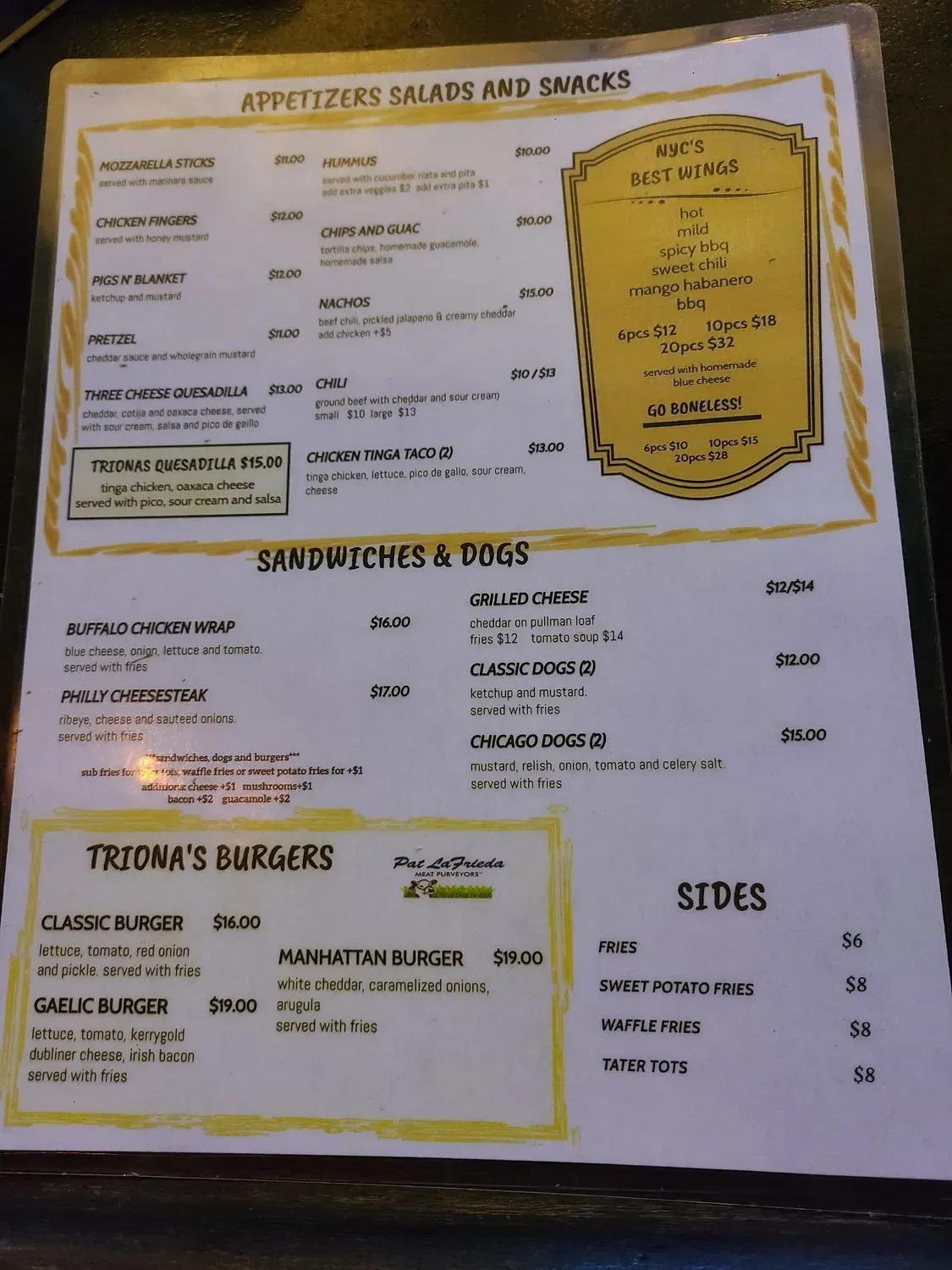 Menu 4