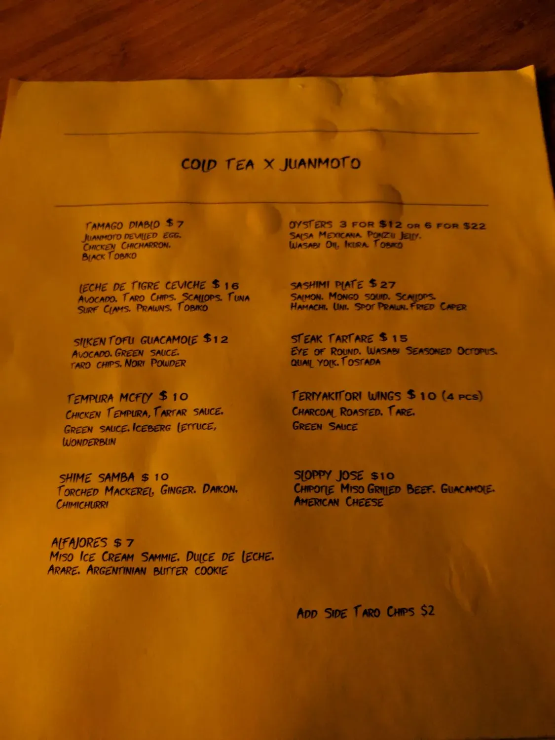 Menu 3