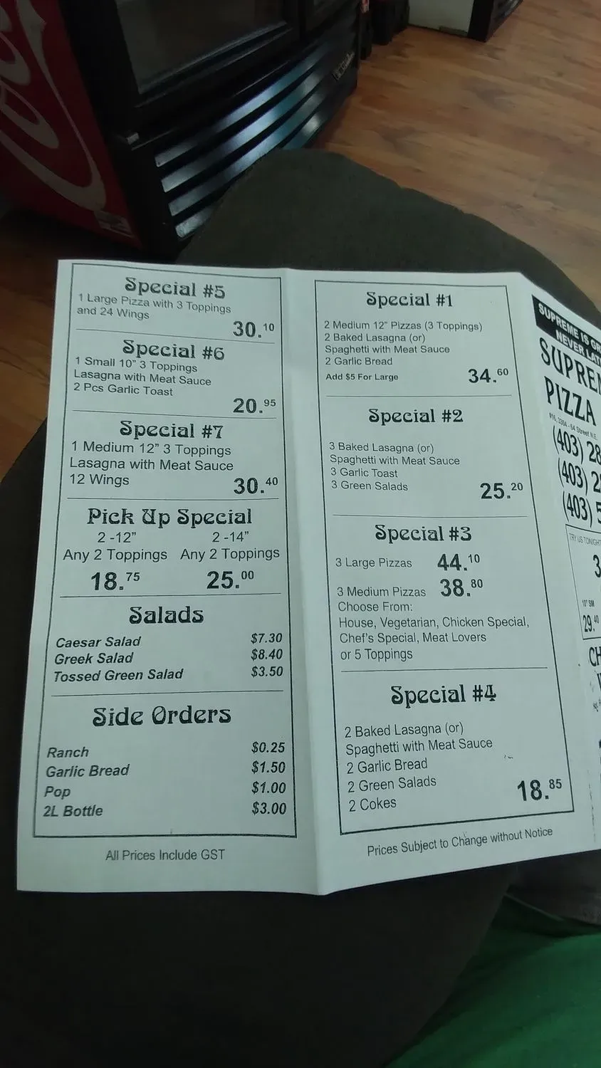 Menu 2