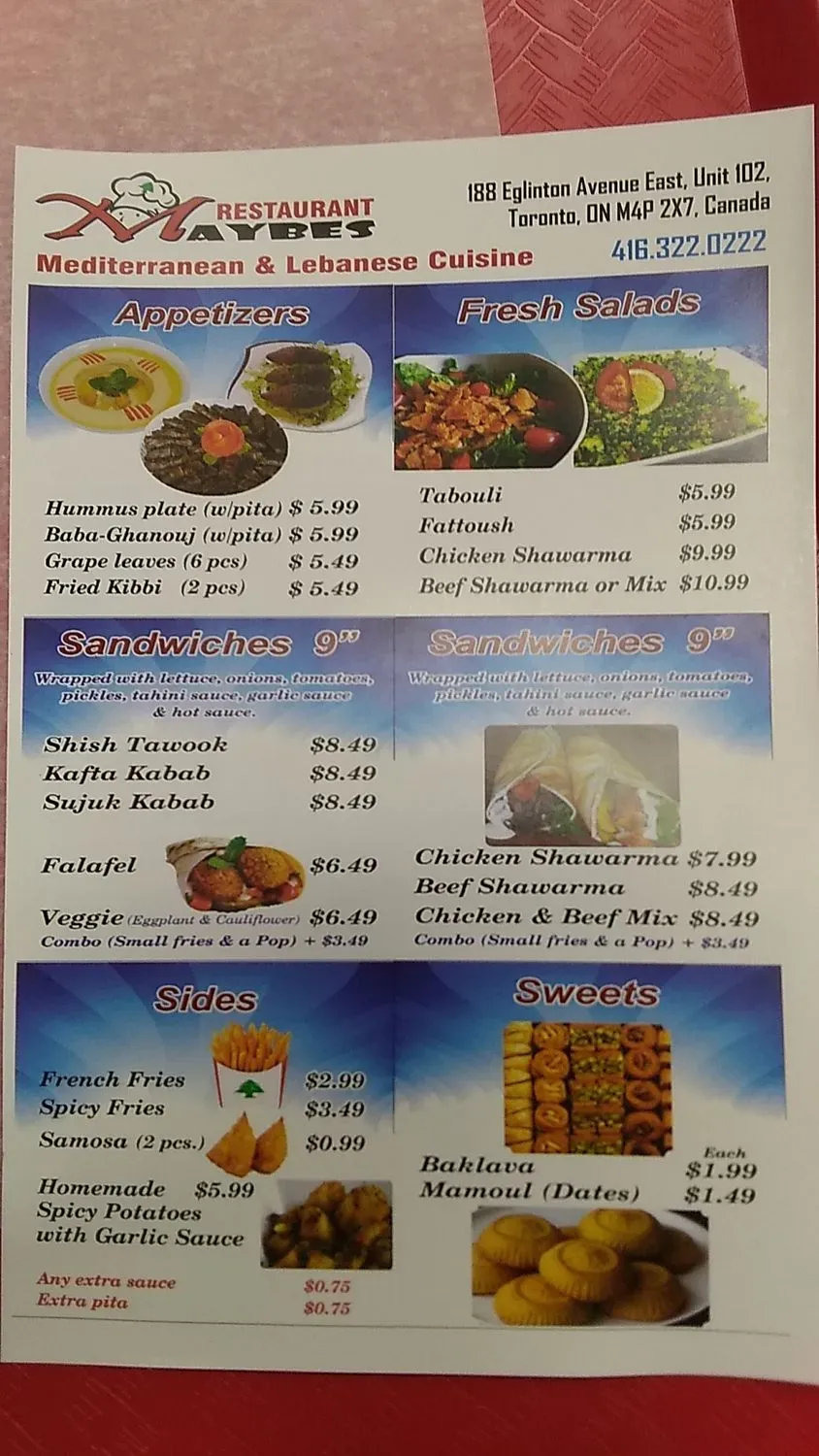 Menu 4