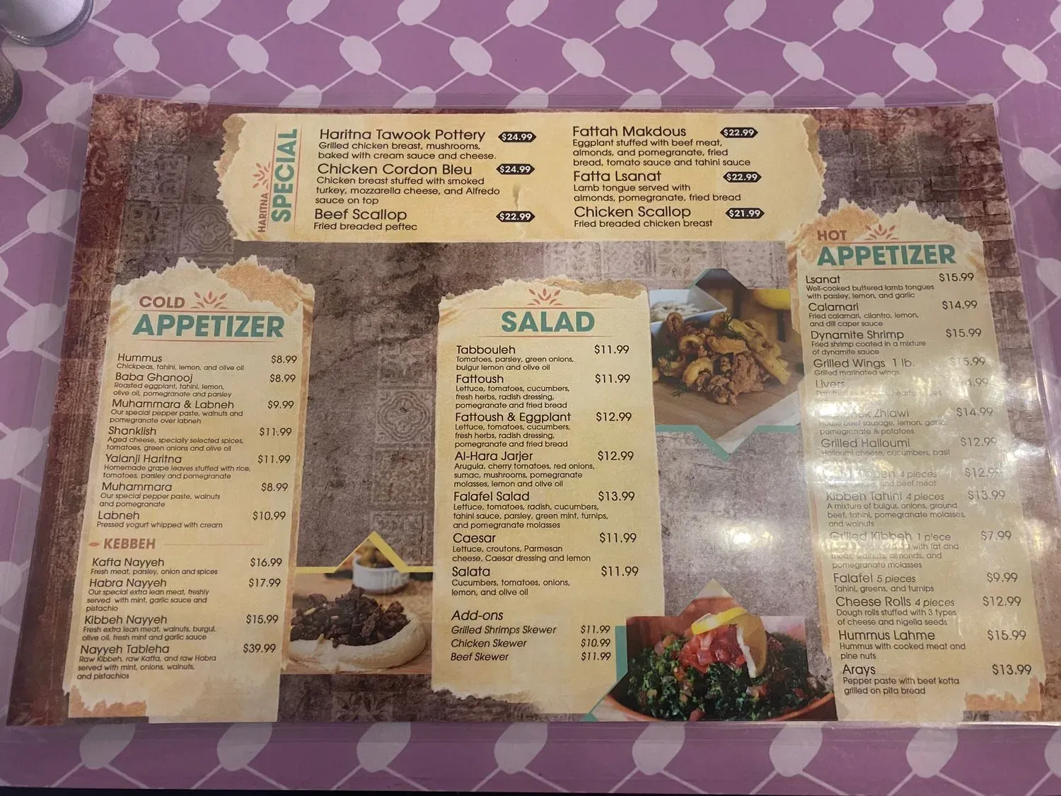 Menu 5