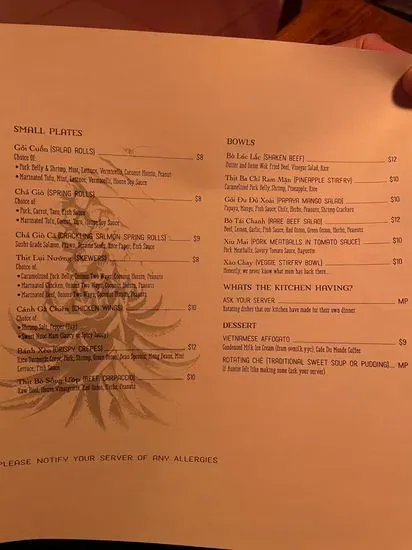 Menu 2