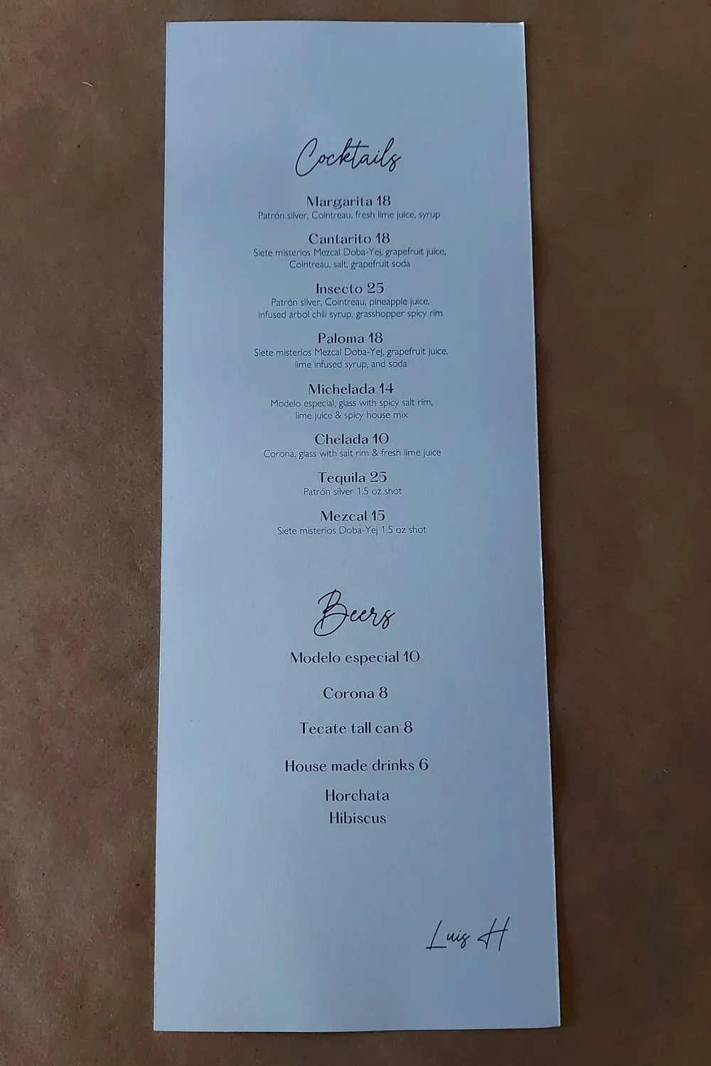 Menu 3