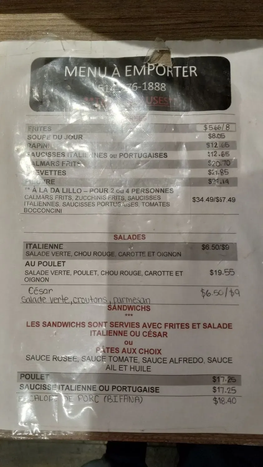 Menu 3