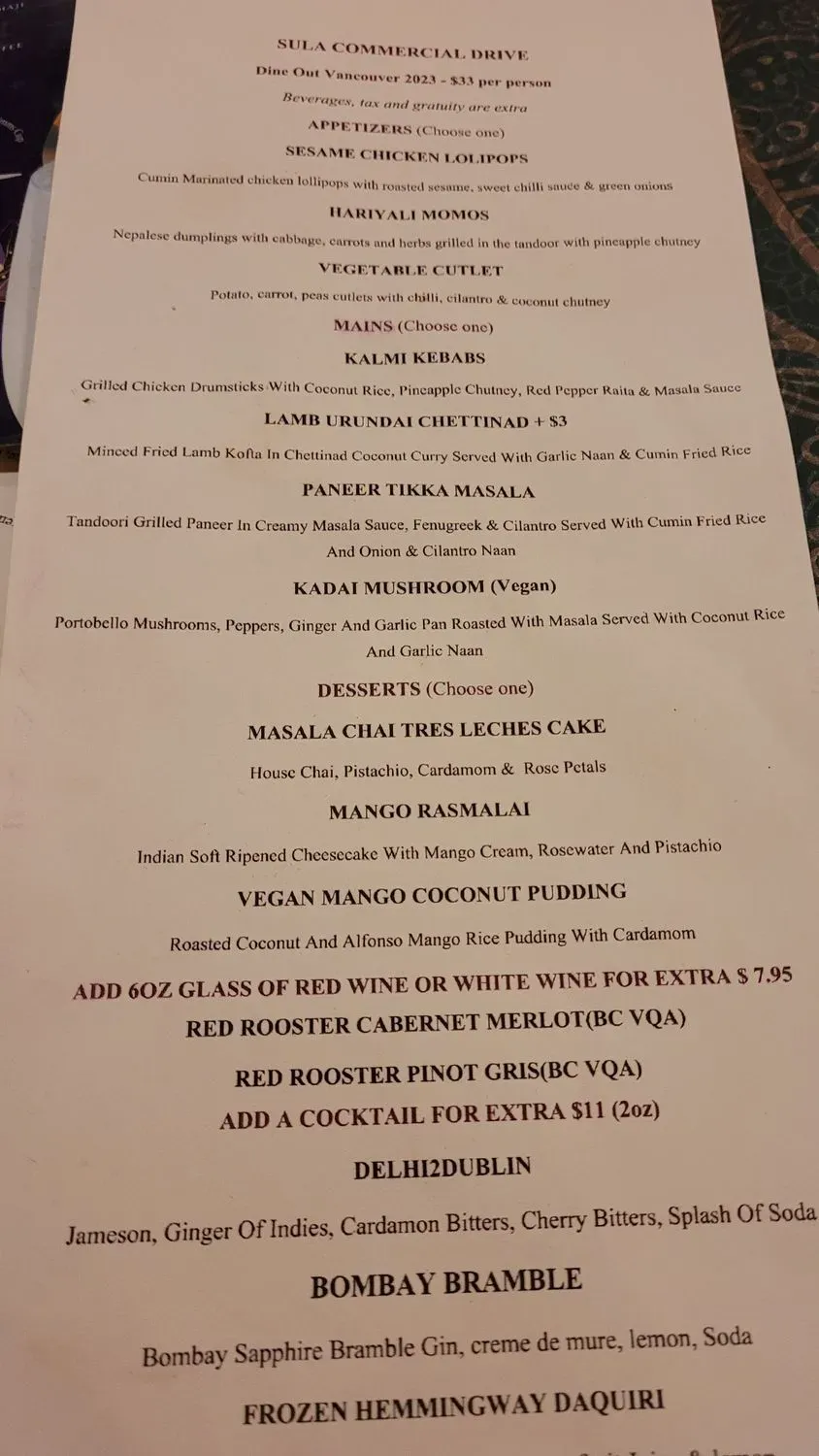 Menu 6