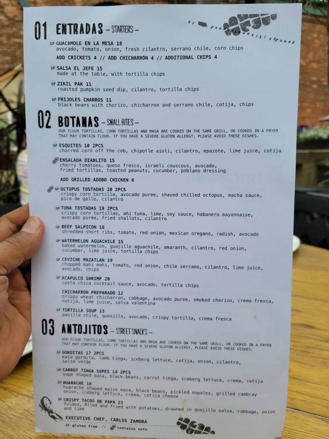 Menu 5