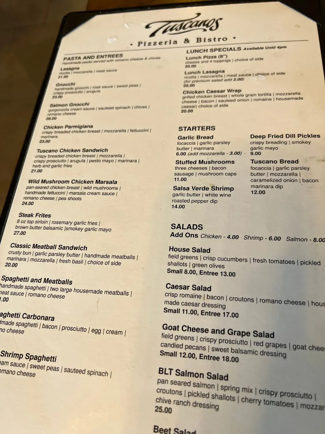 Menu 2