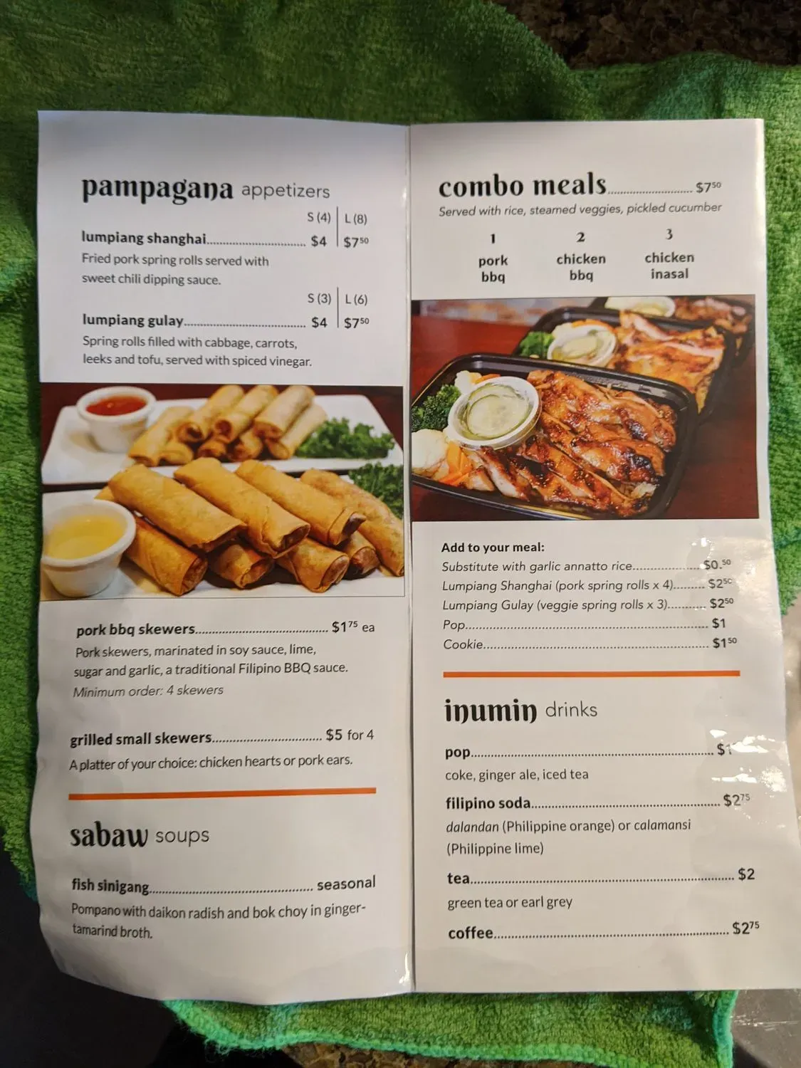 Menu 5