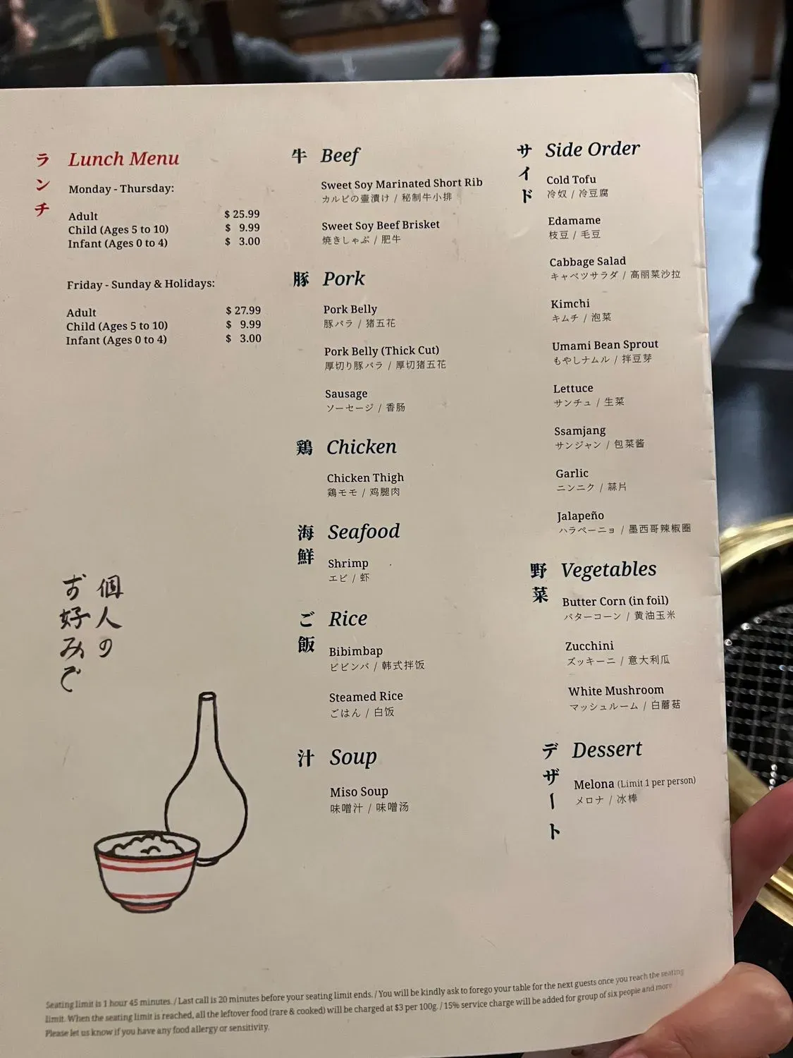 Menu 4