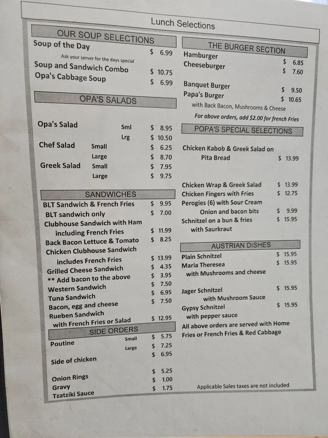 Menu 2