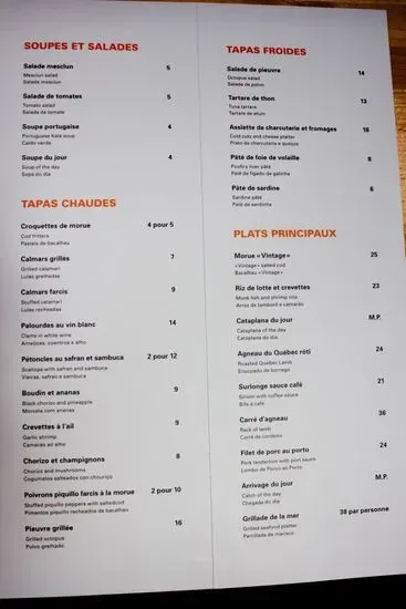 Menu 4