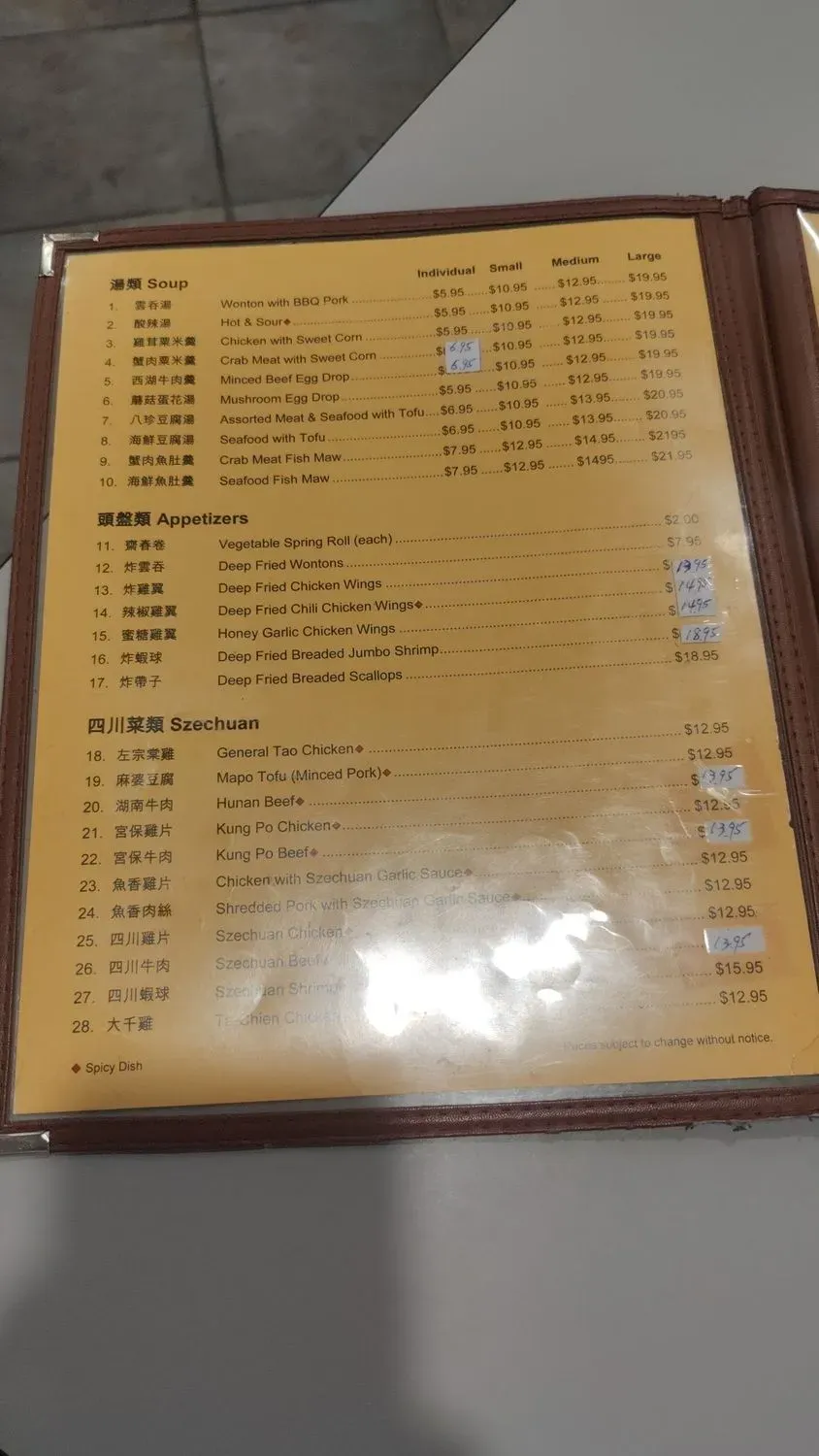 Menu 4