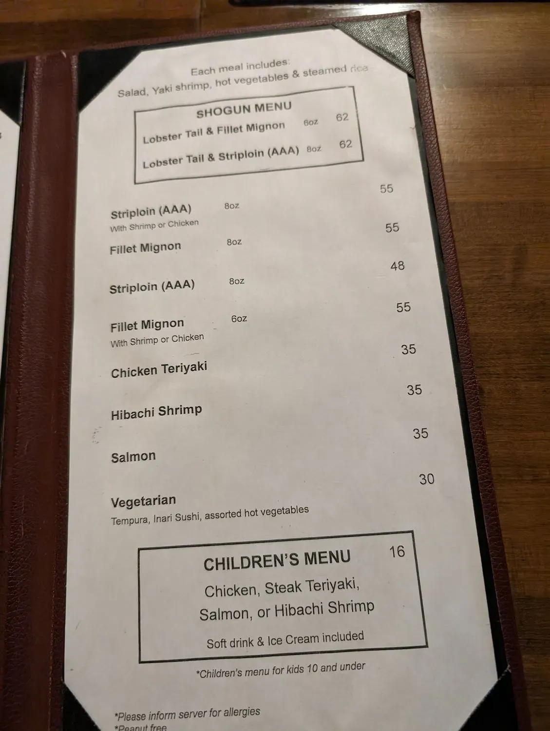 Menu 4