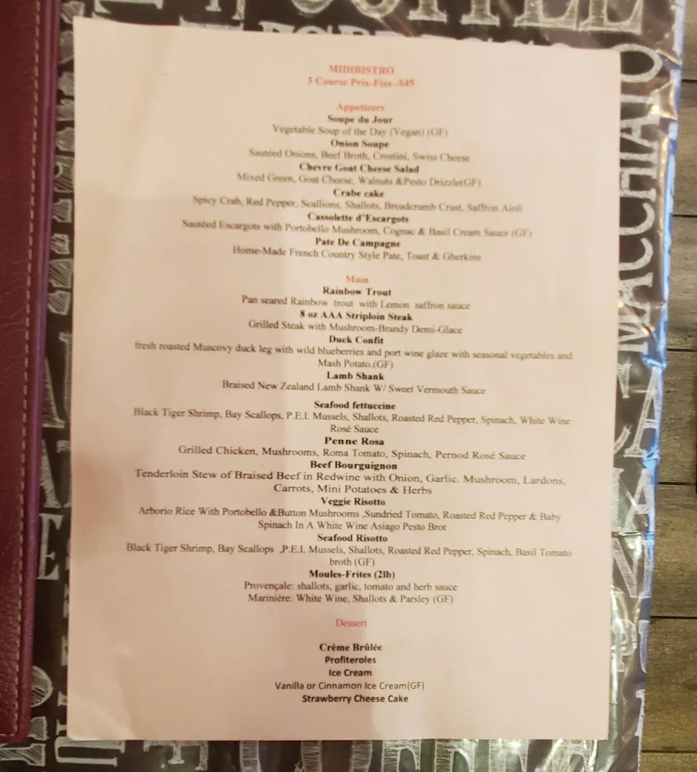 Menu 4