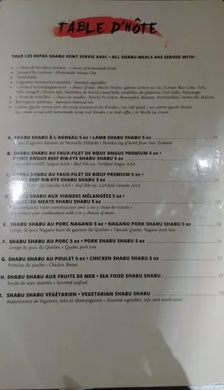 Menu 4