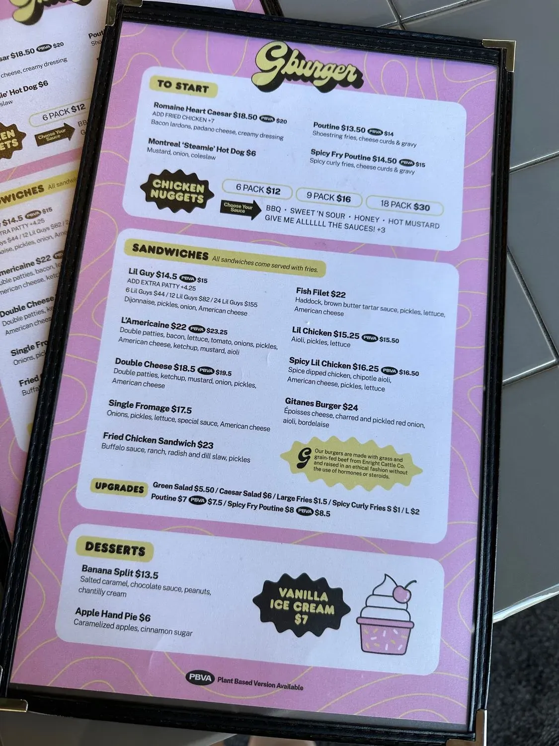 Menu 5