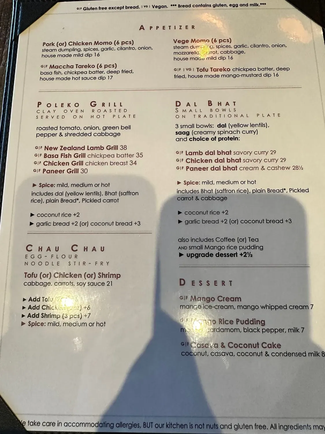 Menu 6