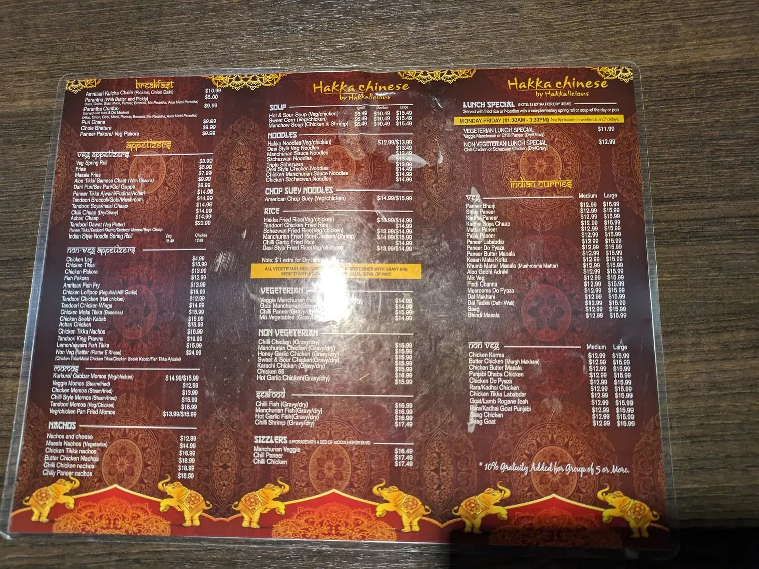 Menu 3