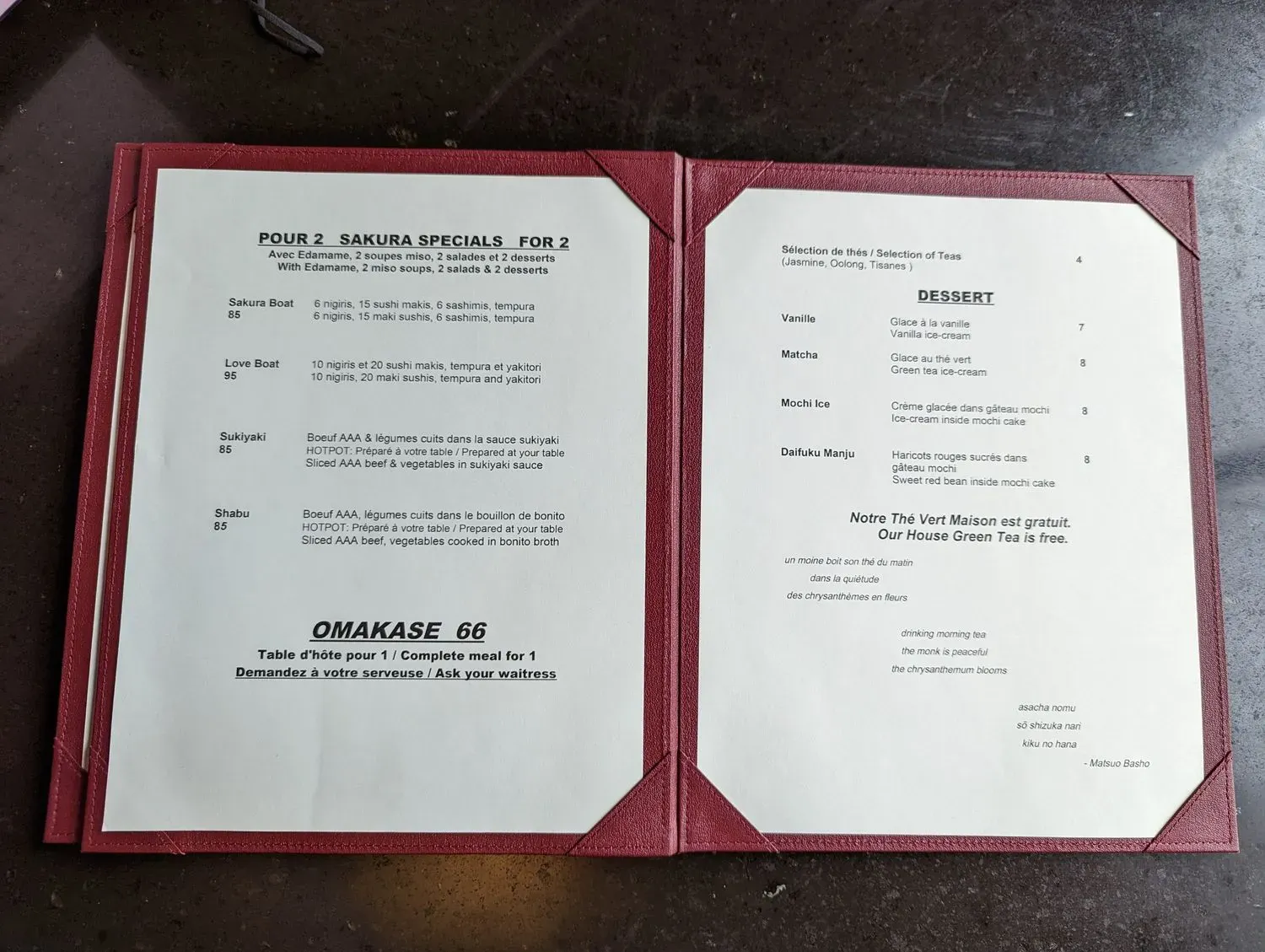 Menu 2